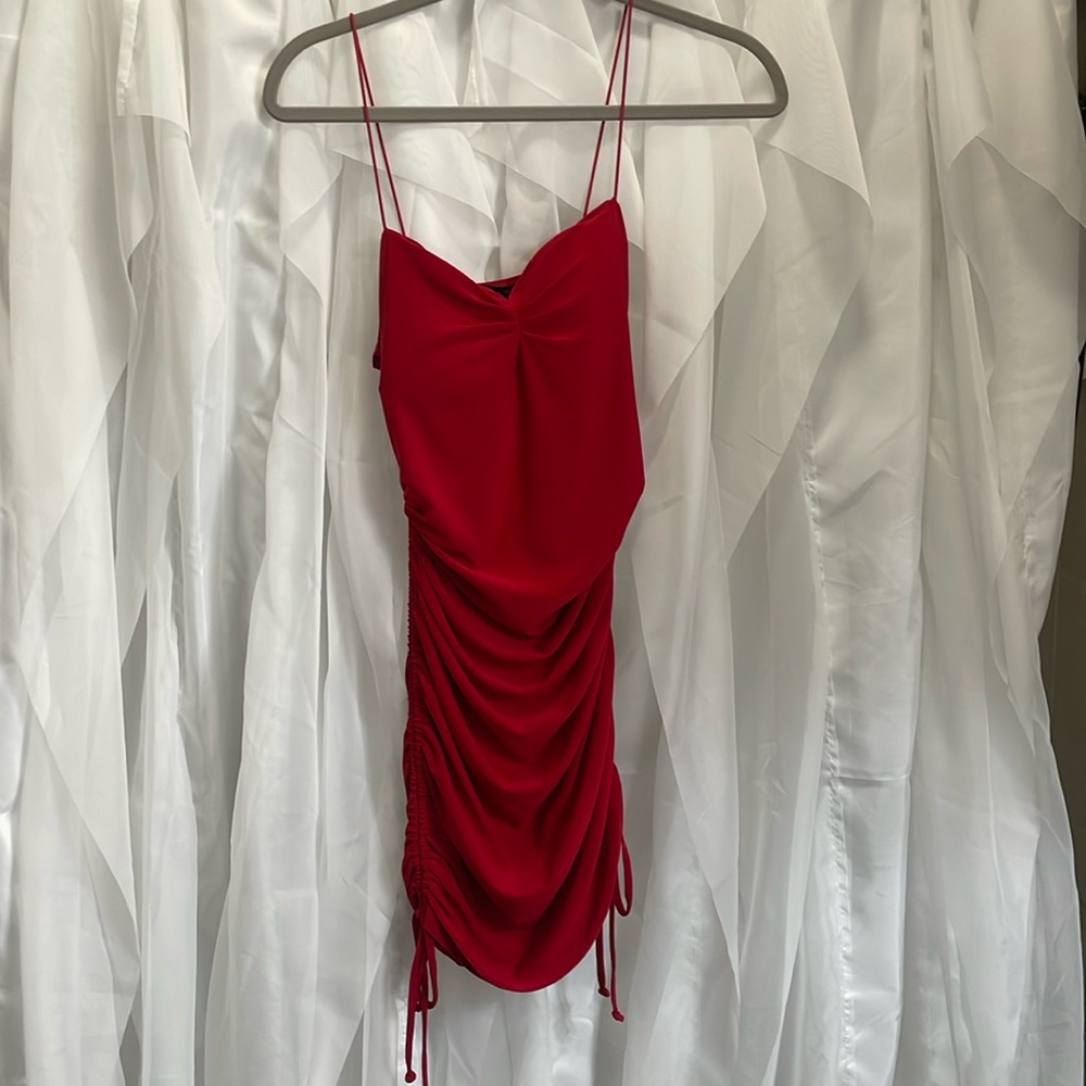 Mini red dress - lovely day